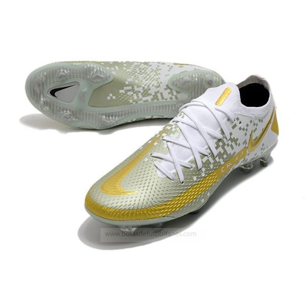 Nike Phantom GT Elite FG Blanco Oro